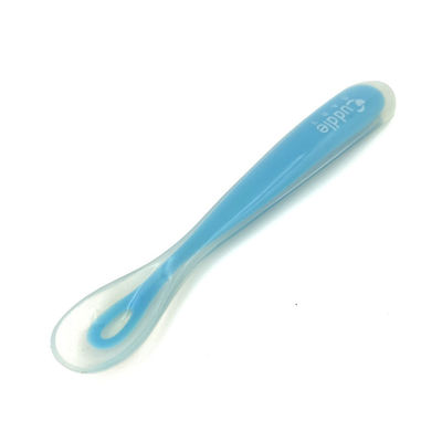 Suprimentos de borracha de silicone sem BPA colher de alimentação macia para bebê recém-nascido