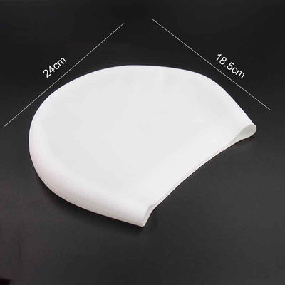 Suprimentos de borracha de silicone à prova d'água Touca de natação macia multicolorida