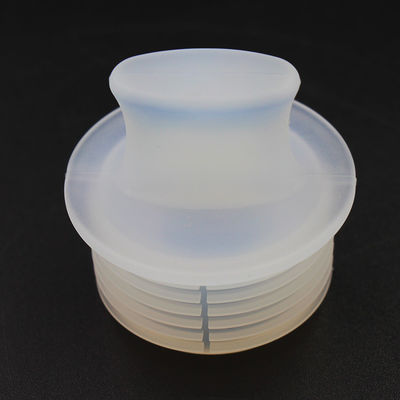 Batoques inodoros duráveis do tambor de vinho do silicone, bujão de borracha da garrafa transparente