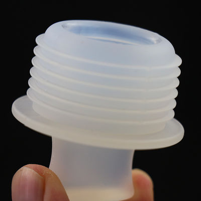 Batoques inodoros duráveis do tambor de vinho do silicone, bujão de borracha da garrafa transparente