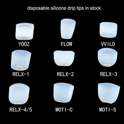 510 pontas de gotejamento de silicone descartáveis, transparentes, inodoras, duráveis