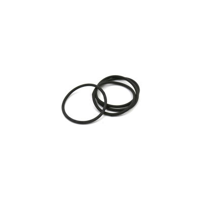 Material de borracha de silicone durável reutilizável Elásticos de borracha para cabelo cor preta
