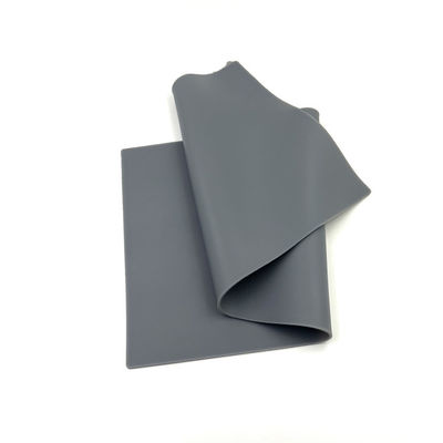 Espessura 2mm de Grey Stretchable Silicone Rubber Sheet de alta temperatura