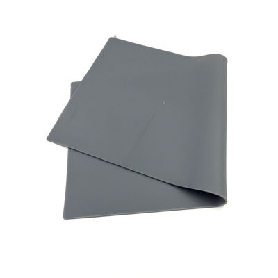 Espessura 2mm de Grey Stretchable Silicone Rubber Sheet de alta temperatura