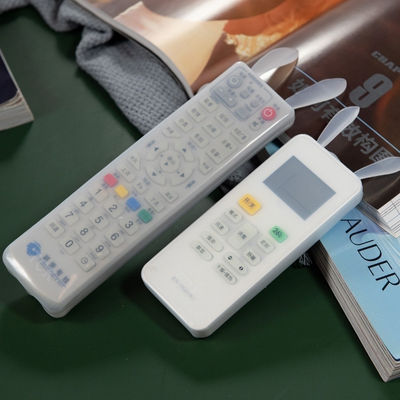 Capa protetora para controle remoto de TV de silicone à prova de rasgo, portátil e inofensiva