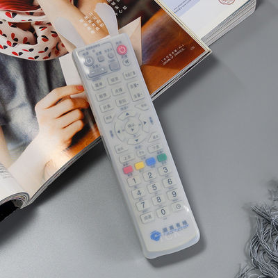 Capa protetora para controle remoto de TV de silicone à prova de rasgo, portátil e inofensiva