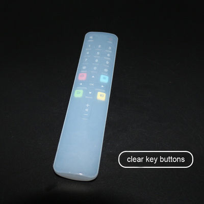 Tampa de controle remoto da tevê do silicone transparente Dustproof impermeável para o controlo a distância do TCL RC801C