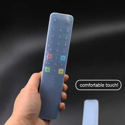 Tampa de controle remoto da tevê do silicone transparente Dustproof impermeável para o controlo a distância do TCL RC801C