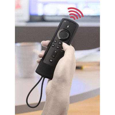 Tampa protetora do silicone/caixa/pele para o controlo a distância da vara 4K da tevê do fogo das Amazonas