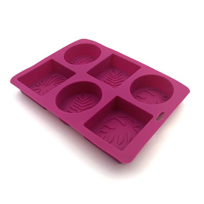 Molde prático Nontoxic 22.5x17x2.8cm resistentes ao calor do sabão do silicone