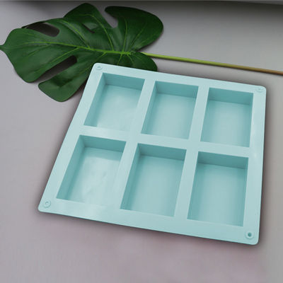 Vara inodora do molde Heatproof do sabão do silicone do retângulo não caseiro