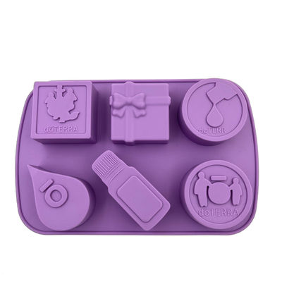Moldes feitos sob encomenda Nontoxic reusáveis do sabão, moldes insípidos do silicone para a fatura de sabão