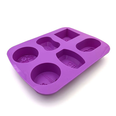 Impermeável de múltiplos propósitos personalizado inofensivo do molde do sabão do silicone