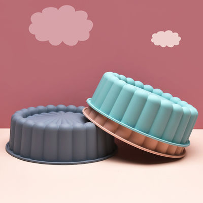 Molde para Bolo de Silicone Girassol Multicolorido Reutilizável 19,5x6,1cm