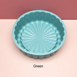 Molde para Bolo de Silicone Girassol Multicolorido Reutilizável 19,5x6,1cm