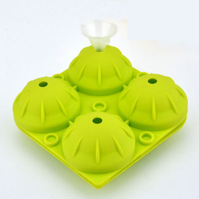 Molde de gelo de silicone bola Bourbon 12x12x5cm portátil para coquetéis
