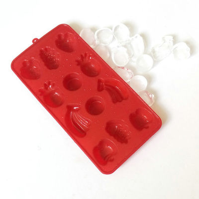 Molde de gelo de silicone de chocolate sem BPA não tóxico multiformato antiaderente
