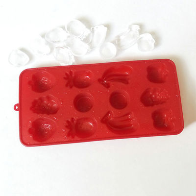 Molde de gelo de silicone de chocolate sem BPA não tóxico multiformato antiaderente