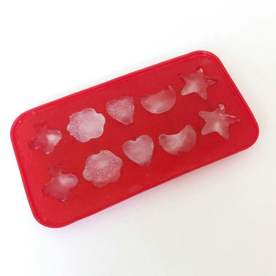 Molde de gelo de silicone de chocolate sem BPA não tóxico multiformato antiaderente