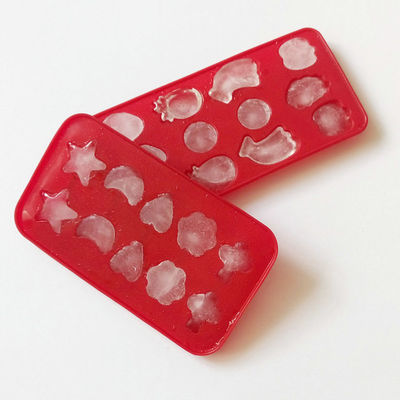 Molde de gelo de silicone de chocolate sem BPA não tóxico multiformato antiaderente