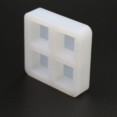 Molde de bloco de bandeja de cubo de gelo quadrado de silicone inodoro 60 x 60 x 15 mm multiuso