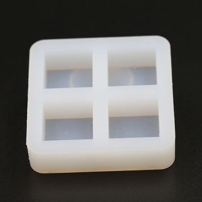 Molde de bloco de bandeja de cubo de gelo quadrado de silicone inodoro 60 x 60 x 15 mm multiuso