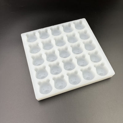 Moldes inodoros reusáveis dos doces duros do silicone, 25 moldes gomosos práticos do urso da cavidade