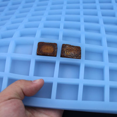 Molde quadrado de silicone para doces com 224 cavidades à prova de calor para caramelo