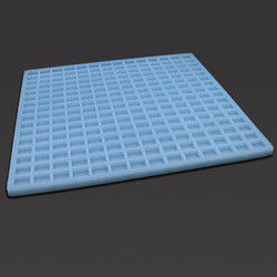 Molde quadrado de silicone para doces com 224 cavidades à prova de calor para caramelo