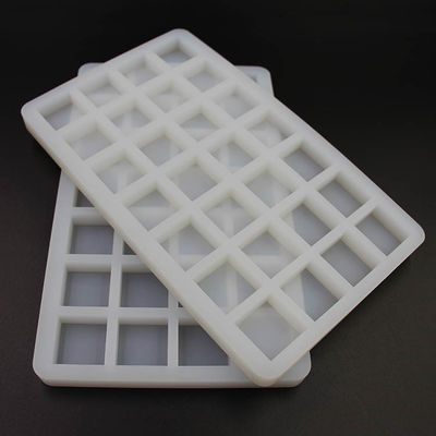 Cavidade transparente 26x16x1.5cm do molde 28 dos doces do silicone do chocolate