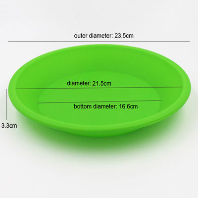Bandejas de cozimento Nontoxic do silicone da casa, anti deslizamento em volta dos moldes para o cozimento