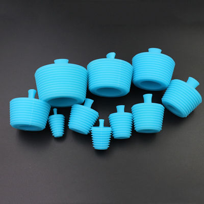 Rolha de garrafa de silicone azul selada reutilizável multiuso durável
