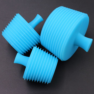 Rolha de garrafa de silicone azul selada reutilizável multiuso durável