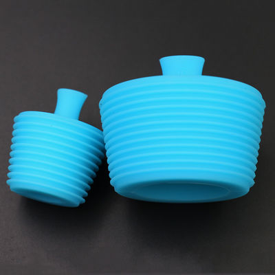 Rolha de garrafa de silicone azul selada reutilizável multiuso durável