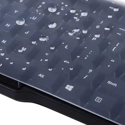 Protetor de silicone de teclado durável não tóxico, capa protetora de teclado à prova d'água