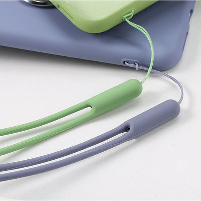 Correia resistente multicolorido do telefone celular das fontes da borracha de silicone inodora