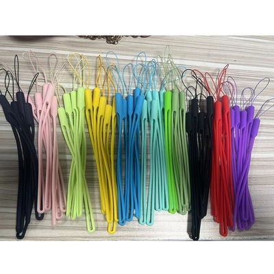 Correia resistente multicolorido do telefone celular das fontes da borracha de silicone inodora