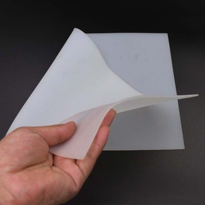 Espessura branca leitosa 0.1mm da isolação térmica da folha da borracha de silicone 0.2mm 1mm