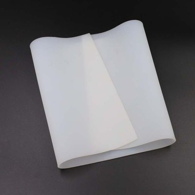 Espessura branca leitosa 0.1mm da isolação térmica da folha da borracha de silicone 0.2mm 1mm