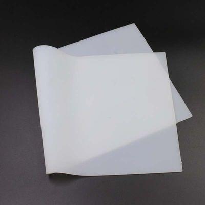 Espessura branca leitosa 0.1mm da isolação térmica da folha da borracha de silicone 0.2mm 1mm
