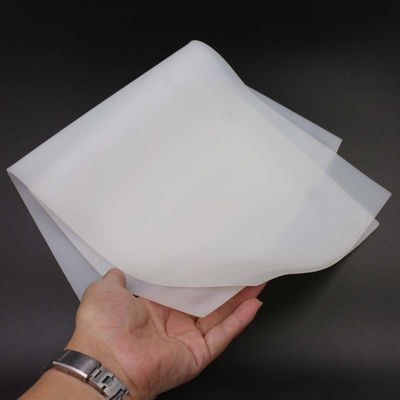 Espessura branca leitosa 0.1mm da isolação térmica da folha da borracha de silicone 0.2mm 1mm
