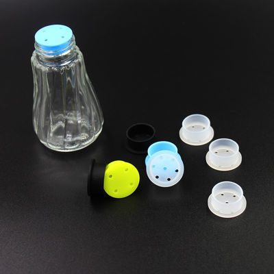 Bujão respirável resistente Nontoxic do silicone, sal impermeável e pimenta Shaker Caps