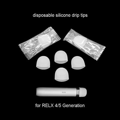 Ponta descartável do gotejamento do silicone dos bens 510, tampa de borracha inodora do adaptador bucal