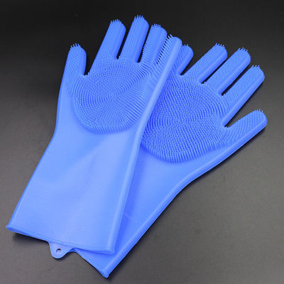 Luvas de lavar louça de silicone multicoloridas para cozinha, luvas de mão de silicone ecológicas