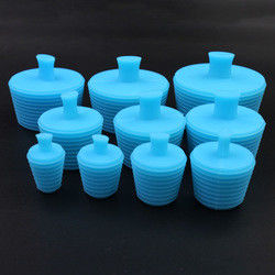 Rolhas de vinho de silicone portáteis à prova de calor, rolha de champanhe de cerveja de vinho selada de silicone