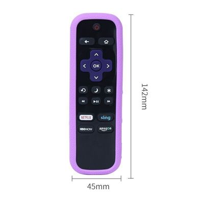 Tampa remota anti-queda de silicone multicena à prova d'água 142 x 45 mm