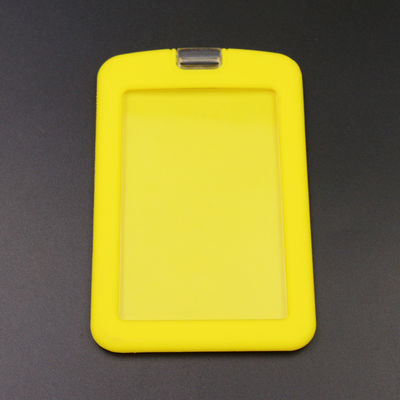 Titular de cartão de identificação de silicone multicolor durável multiuso à prova d'água