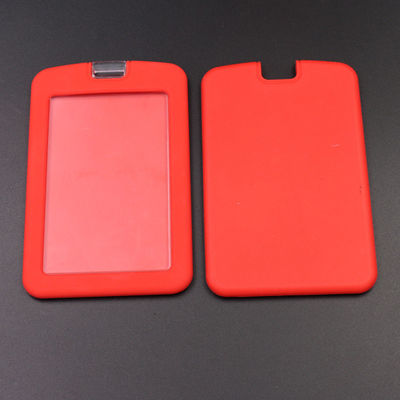 Titular de cartão de identificação de silicone multicolor durável multiuso à prova d'água