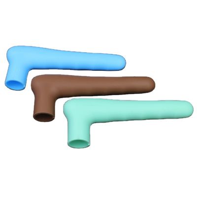 Tampas de maçaneta de porta de silicone anticolisão multicoloridas práticas