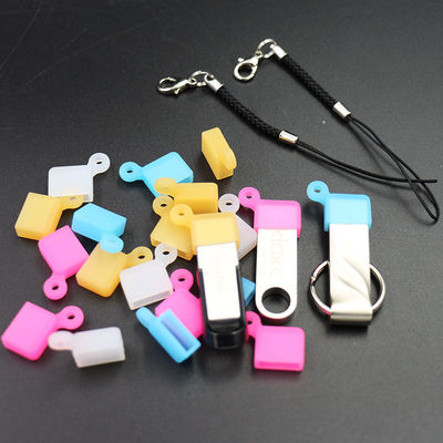 Peso leve inofensivo das tampas protetoras do silicone de USB Dustproof